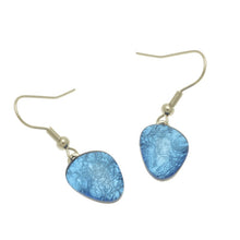 Load image into Gallery viewer, Miss Milly Floria Blue Pebble Drop Earrings
