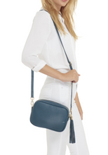 Load image into Gallery viewer, Jenna Italian Leather Camera-Style Bag - Choice of colours
