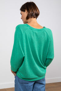 Lily & Me Laburnum Sweater - Apple Green