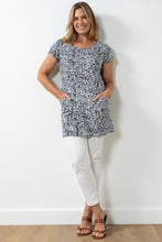 Load image into Gallery viewer, Lily &amp; Me Picnic Tunic Dapple - Navy