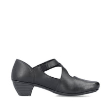 Load image into Gallery viewer, Rieker 41793 Leather Court Shoes - Black