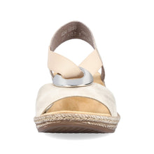 Load image into Gallery viewer, Rieker Leather Shoes 624H6 - Beige
