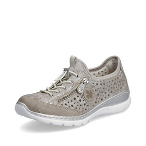 Rieker Slip-On Shoes/ Trainers L32P6 - Metallic Silver