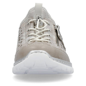 Rieker Slip-On Shoes/ Trainers L32P6 - Metallic Silver