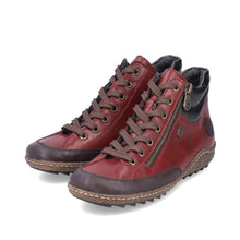 Load image into Gallery viewer, Rieker L7500 Ladies Boots with Zipper -  Berry Red