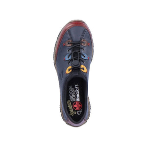 Rieker N3271 Slip On Shoes/ Trainers - Navy
