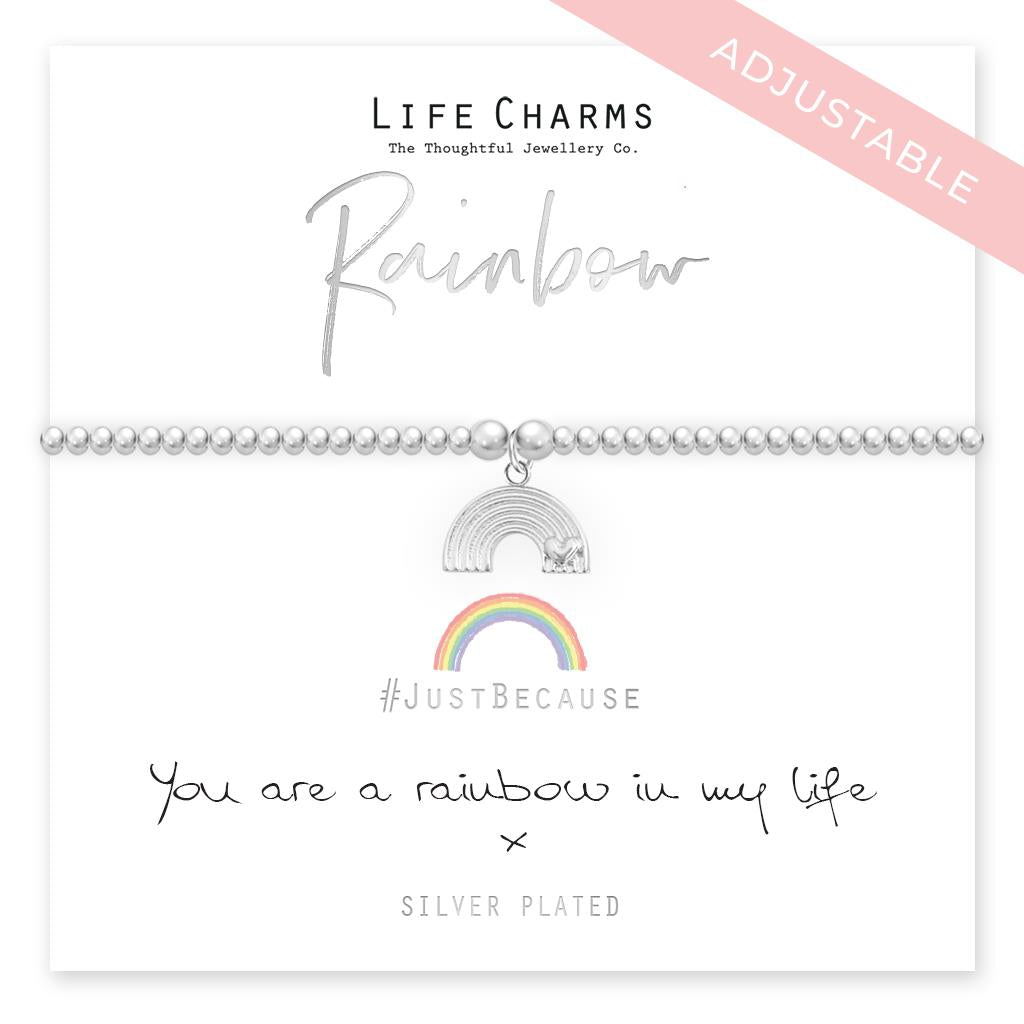 Life Charms Rainbow Bracelet