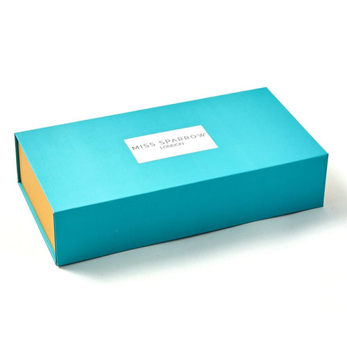 Miss Sparrow Socks Gift Box - Blue