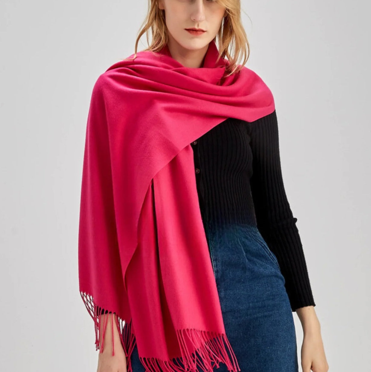 Plain Pashminas