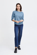 Load image into Gallery viewer, Fransa Zubasic Pullover - Soft Blue