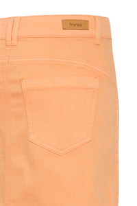 Fransa Lomax Fitted Skirt - Apricot
