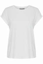 Load image into Gallery viewer, Fransa Seen Silky Tee - Plain white