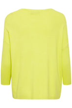 Load image into Gallery viewer, Fransa Blume Knitted Sweater - Pear Yellow