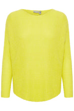 Load image into Gallery viewer, Fransa Eretta Knitted Sweater - Pear Yellow
