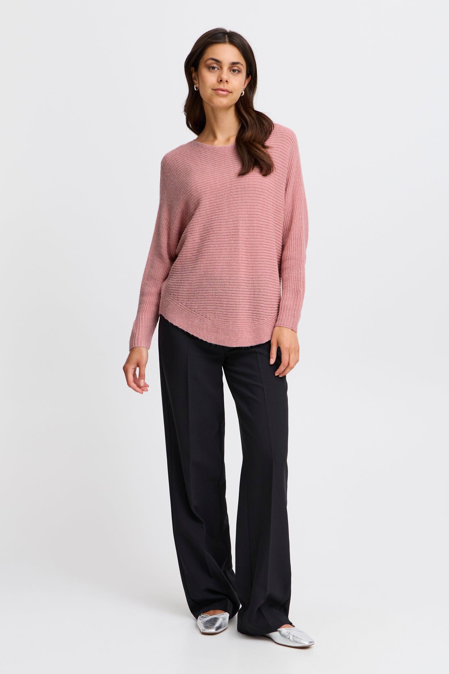 Fransa Erreta Sweater - Candy Pink