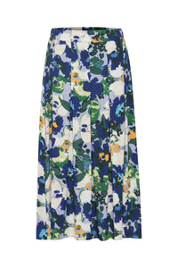 Fransa Mosa Flower Print Skirt - Lavender