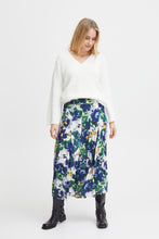 Load image into Gallery viewer, Fransa Mosa Flower Print Skirt - Lavender