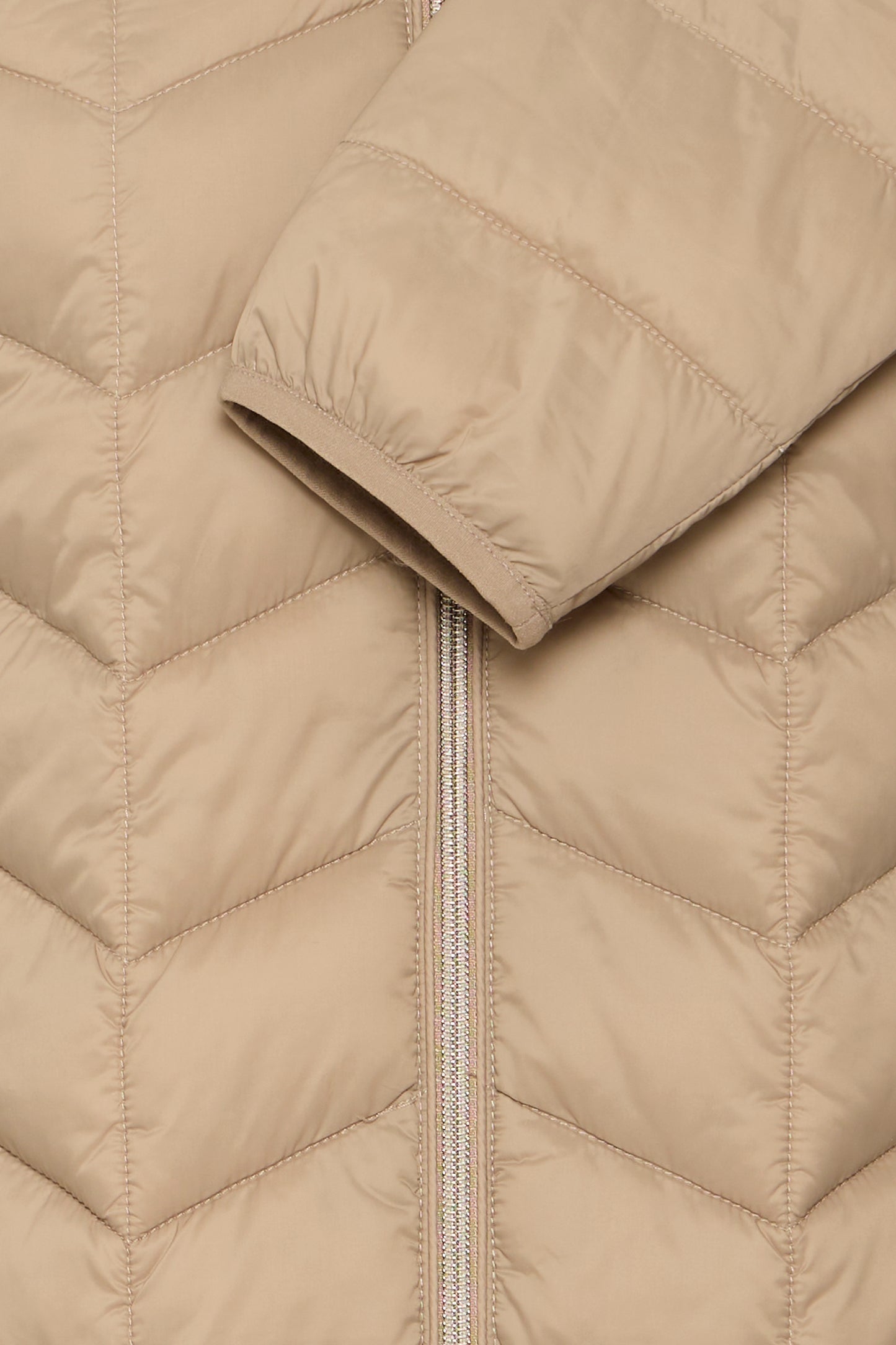 Fransa BaPadding Padded Coat - Latte