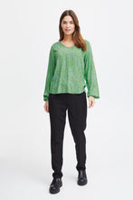 Load image into Gallery viewer, Fransa Silje Printed Blouse - Soft green