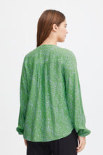Load image into Gallery viewer, Fransa Silje Printed Blouse - Soft green