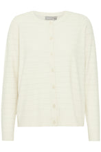 Load image into Gallery viewer, Fransa Sinem Ribbed Cardigan - Antique white