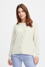Load image into Gallery viewer, Fransa Sinem Ribbed Cardigan - Antique white