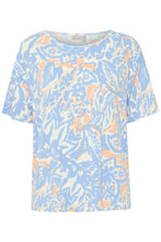 Load image into Gallery viewer, Fransa Fedot Short Sleeve Blouse - Sky Blue