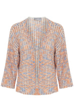 Load image into Gallery viewer, Fransa Cabrina Cotton Knitted Cardigan - Apricot