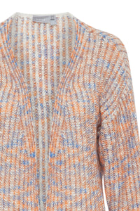 Fransa Cabrina Cotton Knitted Cardigan - Apricot