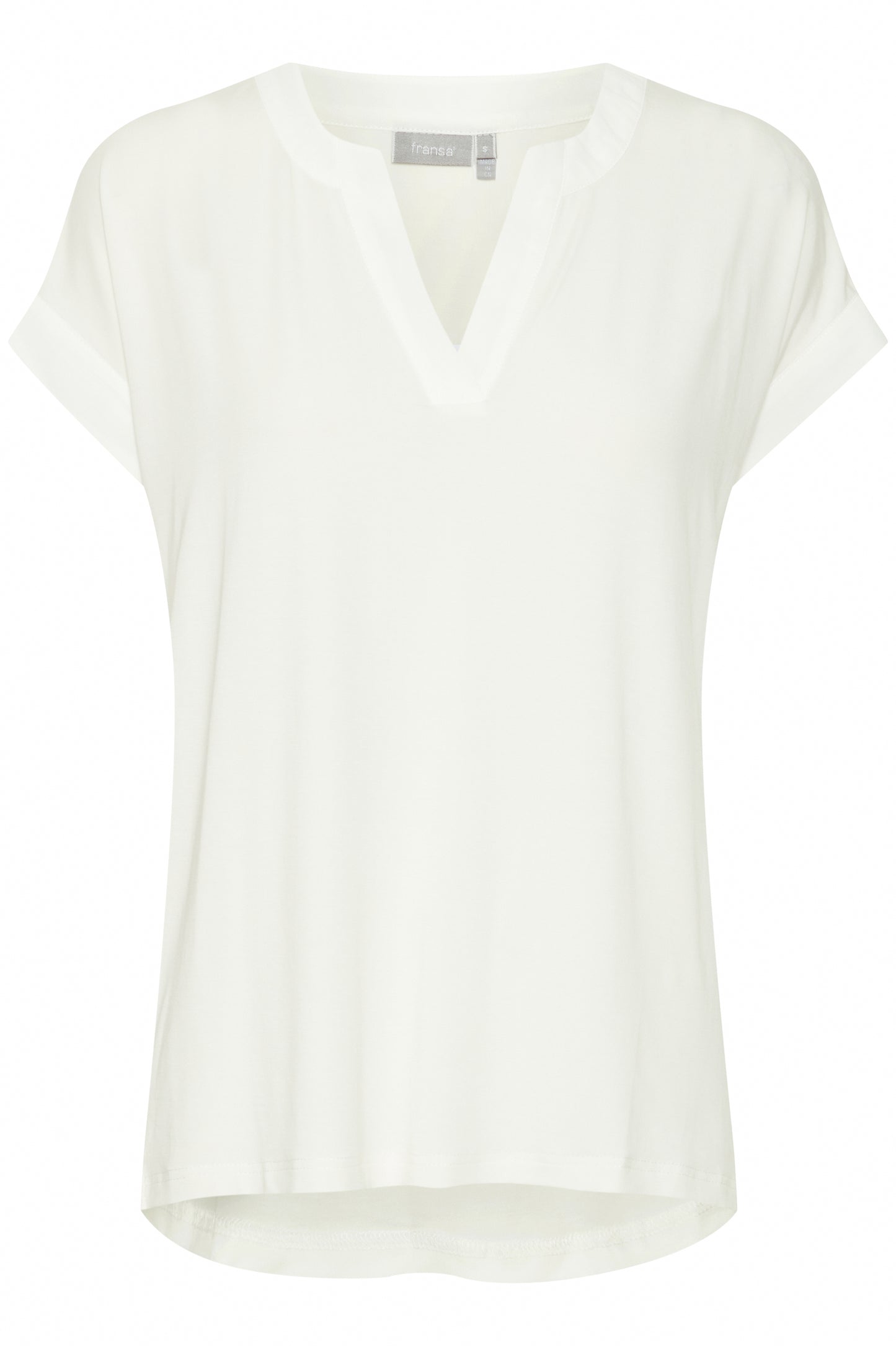 Fransa Liv Short Sleeve Blouse - White