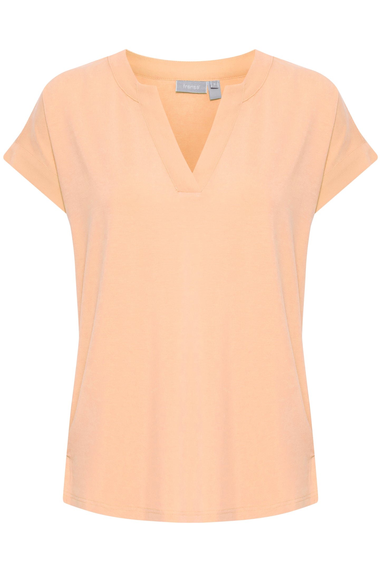 Fransa Liv Short Sleeve Blouse - Apricot