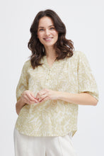 Load image into Gallery viewer, Fransa Maddie Cotton Blouse - Beige Swirl