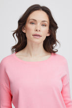 Load image into Gallery viewer, Fransa Clia 3/4 Sleeve Sweater - Pink Frosting