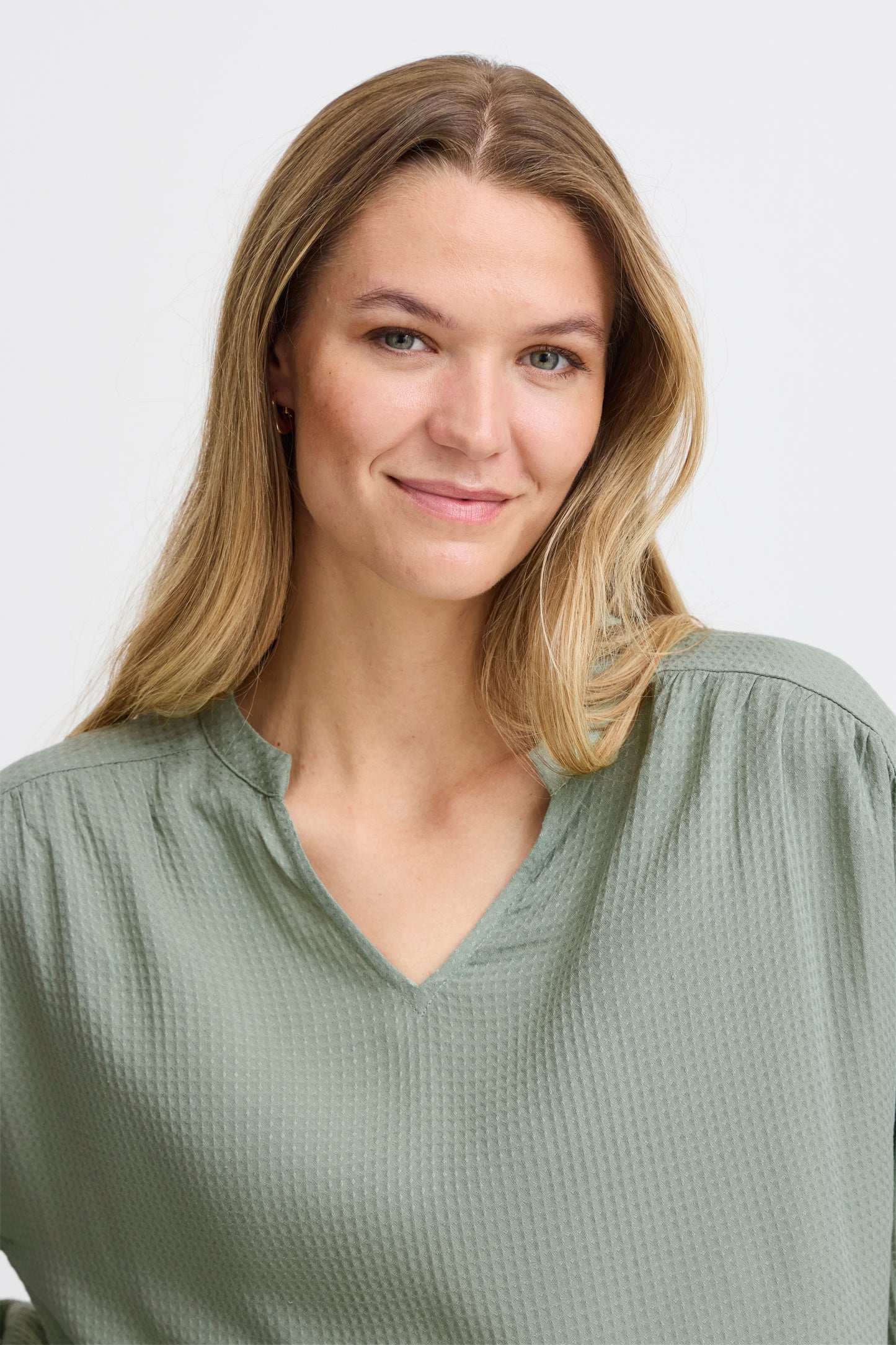 Fransa Oline Blouse - Sage Green