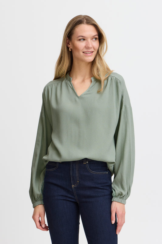 Fransa Oline Blouse - Sage Green