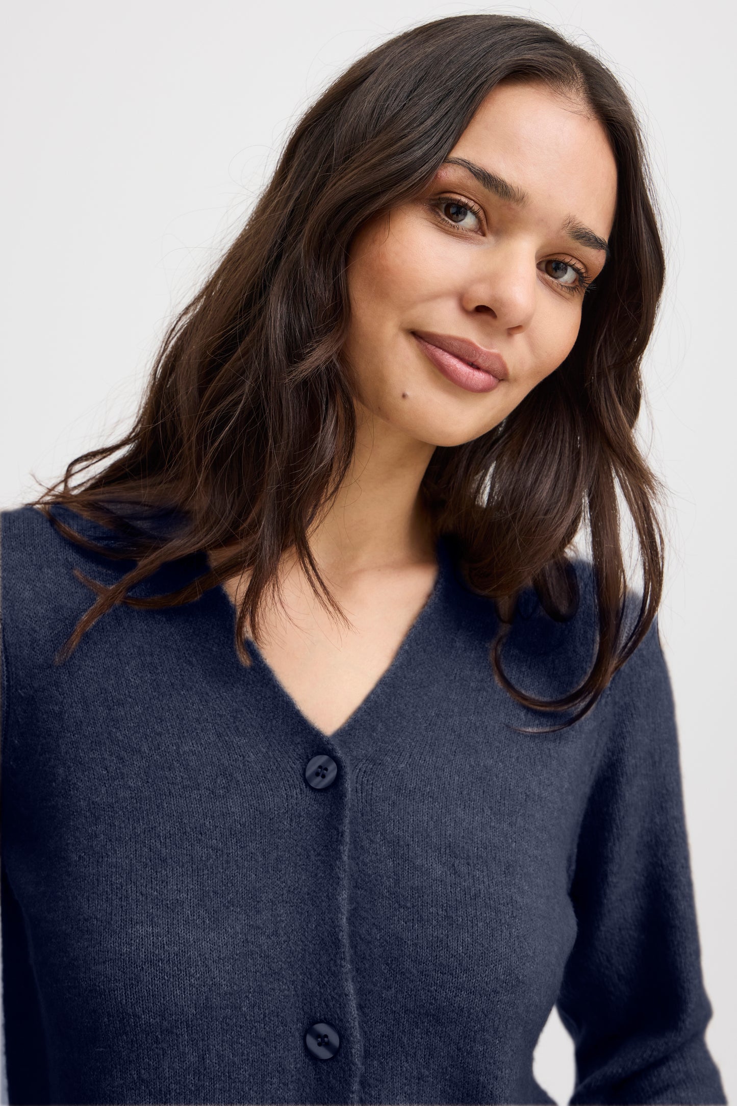 Fransa Ellis Cardigan - Navy