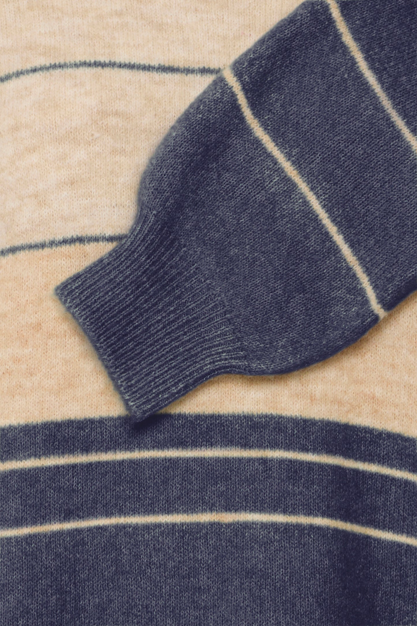 Fransa Ellis Striped Sweater - Blue