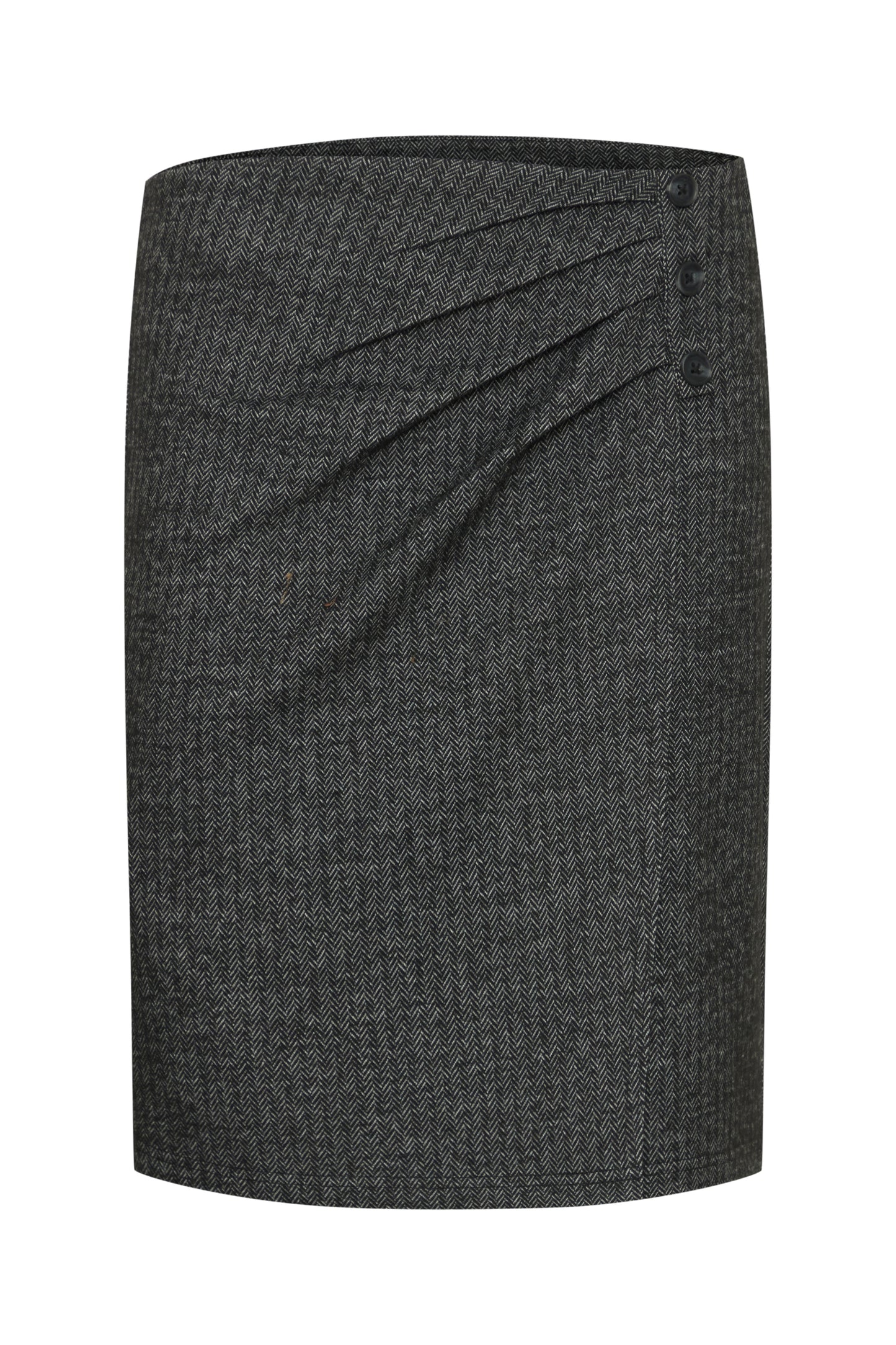 Fransa Komma Fitted Skirt - Black