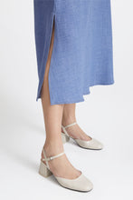 Load image into Gallery viewer, Fransa Denisa Midaxi Skirt - Denim Blue