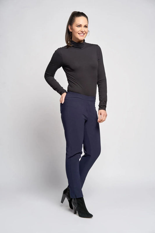 Pinns Daisy Full Length 29" Stretch Trousers - Navy