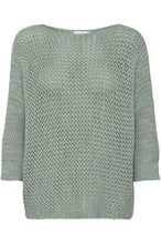 Load image into Gallery viewer, Fransa Carly Loose Knit Sweater - Olive Green