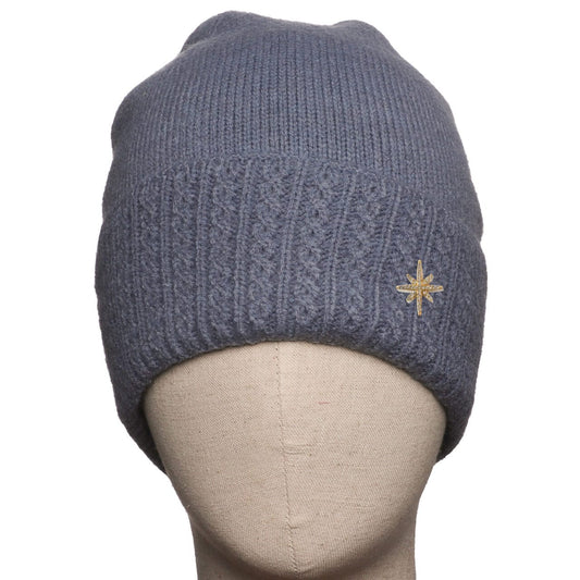 Zelly Cable Hat - Blue