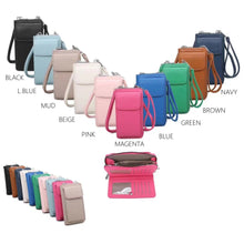 Load image into Gallery viewer, Nikita Phone Purse/ Cross Body Bag - Choice of colours