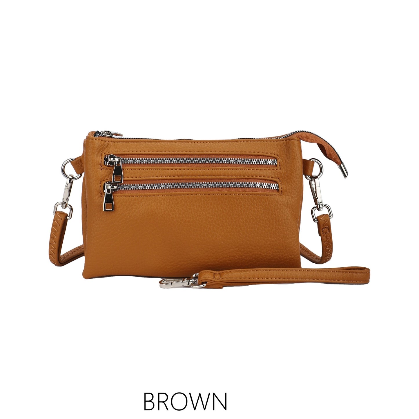 Rosie Multi Pocket Cross Body Bag - Choice of colours