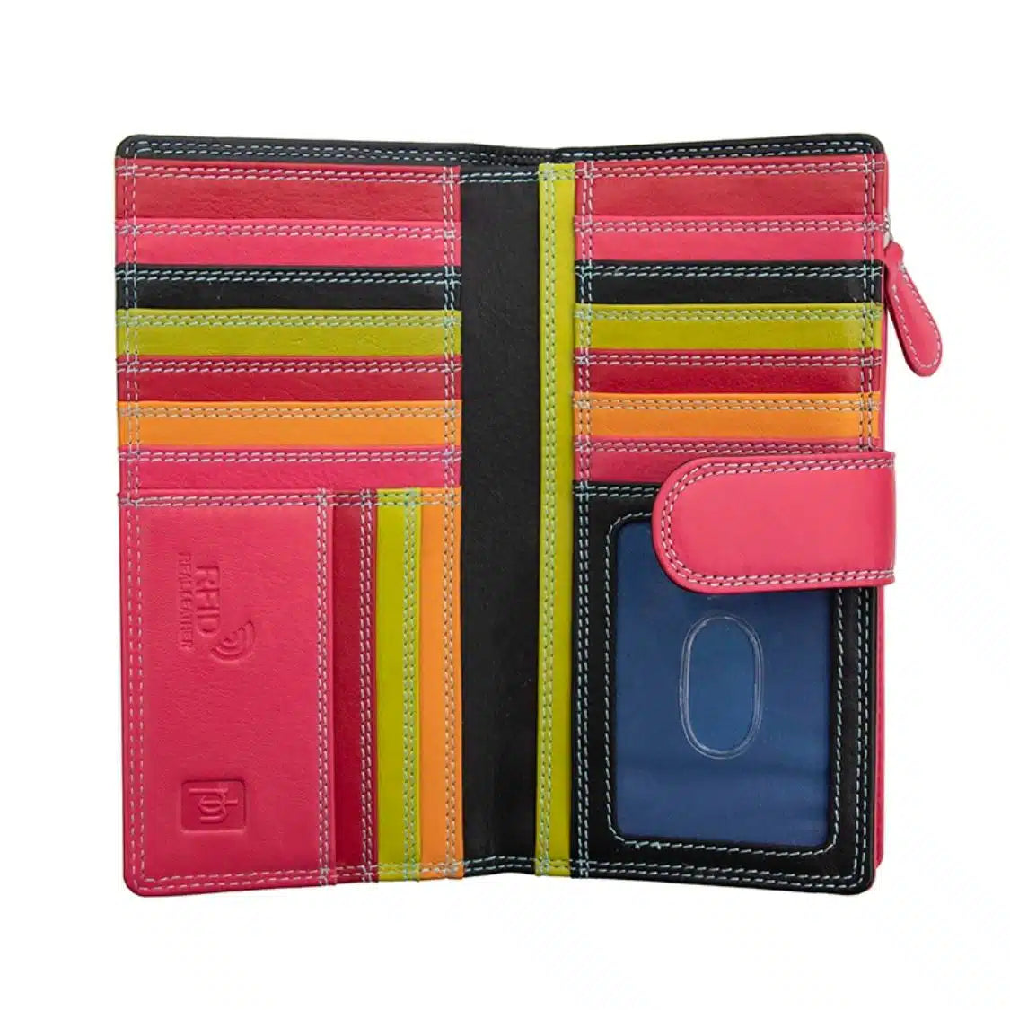 Prime Hide Leather London Large Bifold Purse - Choice of colours