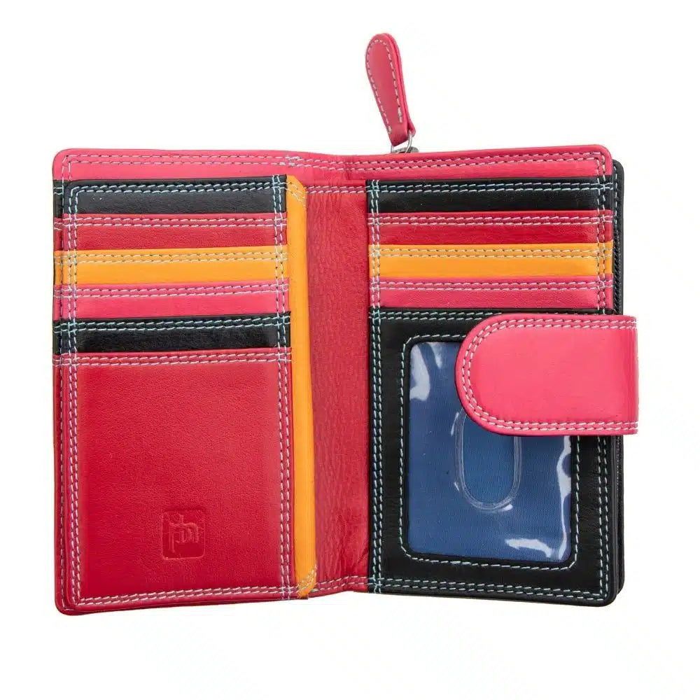 Prime Hide Leather London Medium Bifold Purse - Choice of colours