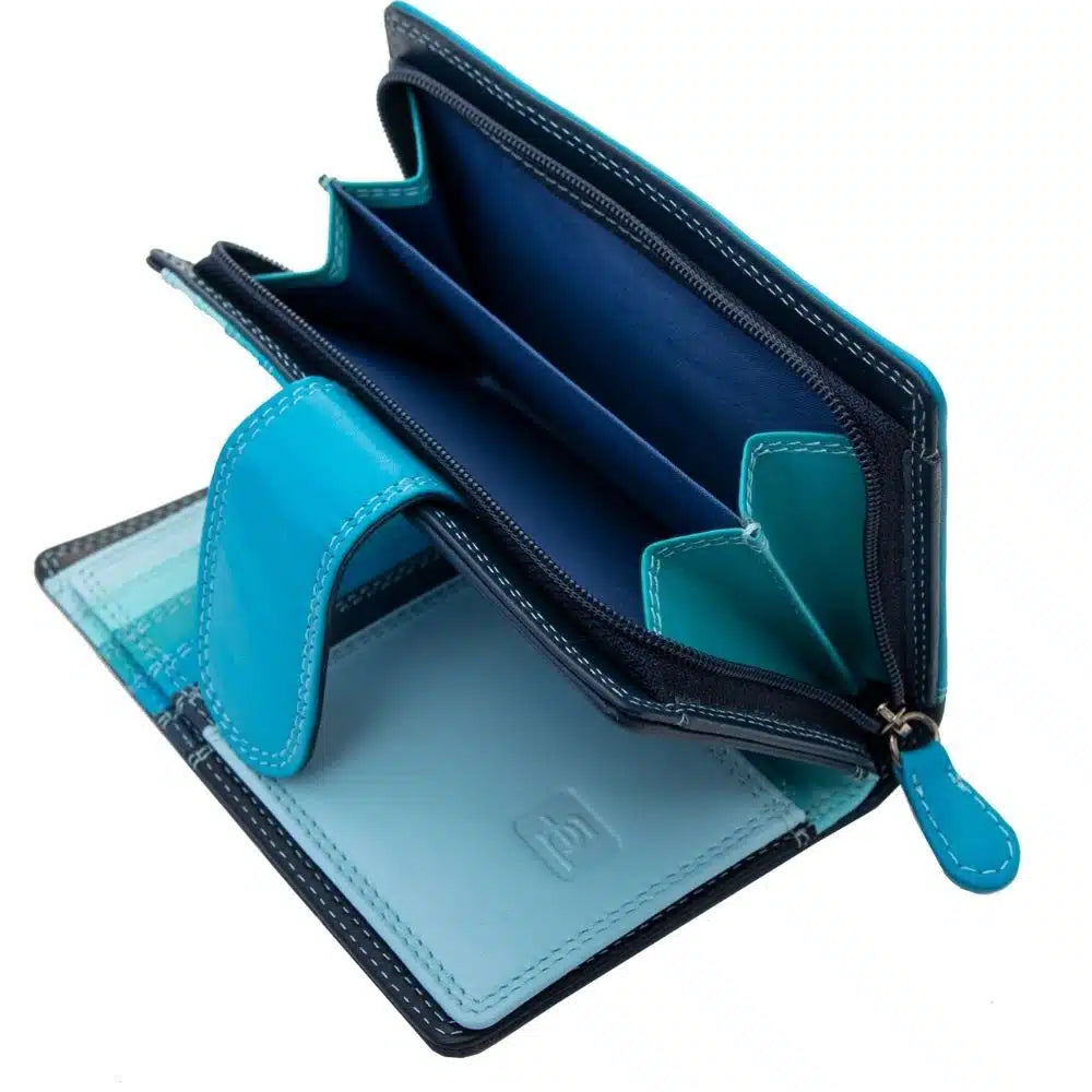 Prime Hide Leather London Medium Bifold Purse - Choice of colours