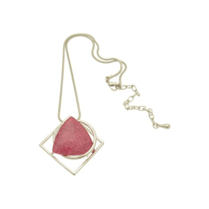 Miss Milly Pink Reuleaux Short Necklace