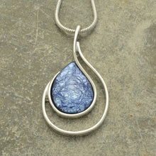 Load image into Gallery viewer, Miss Milly Blue Foil Short Necklace