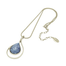 Load image into Gallery viewer, Miss Milly Blue Foil Short Necklace